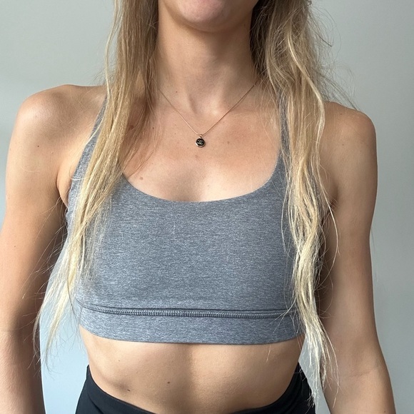 Gray Lululemon Sports Bra - Picture 2 of 3